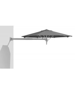 Schirm 250cm Pendel Wand anthrazit