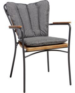 Sessel Valencia Teak mit Kissen