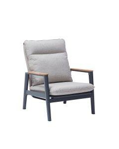 Sessel Vienna Alu-Rope-Teak