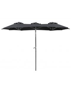 Schirm 300x150cm Balkonschirm anthrazit
