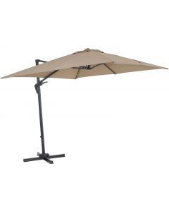 Schirm 250x250cm Pendel taupe