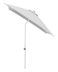 Schirm 200x200cm Easy Push hellgrau