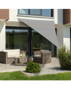 Sonnensegel Lanzarote 400x400x300 silber