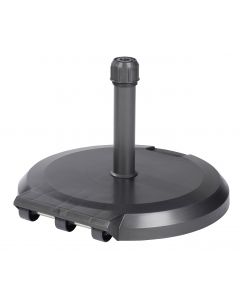 Schirmständer 38kg/26-55mm eisengrau mit Rollen