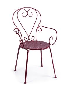 Sessel Etienne Stahl bordeaux