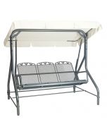 Hollywoodschaukel Triest Stahl