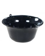 Gulaschkessel 14l Emaille schwarz