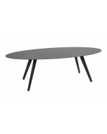 Tisch Rotterdam 240x110cm oval Glaskeramik