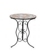 Tisch Mosaik Glas bunt 60cm