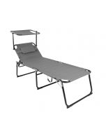 Dreibeinliege XXL Dach grau