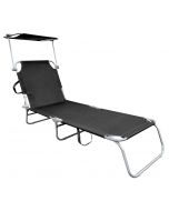 Dreibeinliege Dach Alu/Stahl dunkelgrau