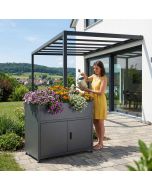 Ferrum Hochbeet mit Schrank