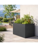 Hochbeet Aluminium 121x91x77 cm | mit Nagetiergitter