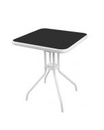 Tisch 60x60cm schwarze Tischplatte